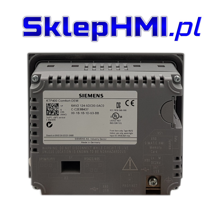 Siemens KTP400 COMFORT 6AV2-124-5DC00-0AC0.